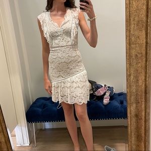 White lace dress